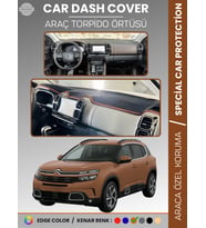 CITROEN C5 AIRCROSS (2018-2025) Torpido Örtüsü Ön Göğüs Torpido Koruma Tam Uyum Kolay Montaj