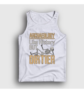 Presmono Unisex Beyaz Dirtier Archeology Hediye Arkeolog Arkeoloji Atlet 542443tt (Beyaz)