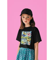 Süngerbob Ve Patrick Baskılı Unisex Çizgi Film Çocuk Tişört (1-12 YAŞ)