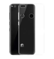 Huawei P8 Lite Kılıf Zore Şeffaf İnce ve Esnek Süper Silikon (Renksiz)