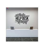 Ofis Çalışma Odası Duvar Sticker Yardım Masası İş Ofisi Şirket Uzay Çıkartmaları
