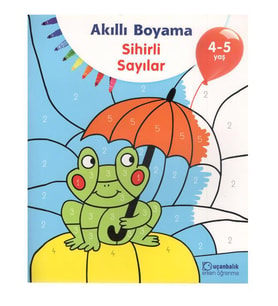 4-5 Yaş Akıllı Boyama Sihirli Sayılar Uçanbalık Yayınları