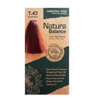 Natura Balance Organik Krem Saç Boyası 60 ml - 7.43 Kumral Bakır