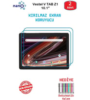 Vestel V TAB Z1 10.1" İçin Nano Ekran Koruyucu 9h Esnek 2 ADET