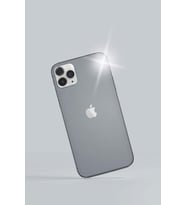 iPhone 11 Pro Max Gri Full Cover Telefon Folyo Kaplama (Çok Renkli)