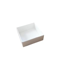 Asetat Kutu Altı Karton 5X5X2,2 CM (50 Adet)  Beyaz