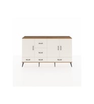 Arges Konsol 4 Raflı 5 Çekmeceli 3 Kapaklı 176x30x99 Çam-Aytaşı