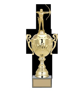 ODAK KUPA - Figürlü Kupalar - Okçu Figürlü Kupalar FG-089 C - 43 cm