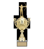 ODAK KUPA - Figürlü Kupalar - Okçu Figürlü Kupalar FG-089 C - 43 cm