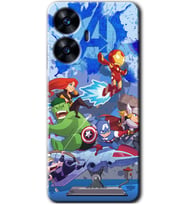 Realme C55 Kılıf HD Desen Baskılı Kılıf - Avengers Cartoon