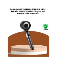 Filtreli Masaj Fonksiyonlu Duş Başlığı
