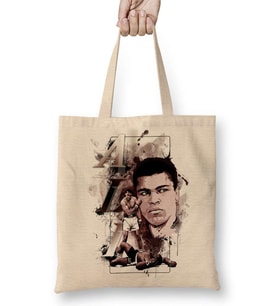 Muhammed Ali Boks 05 Bez Çanta Uzun Saplı