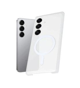 Samsung Galaxy S25 Plus Kılıf PC Zara Magsafe Şeffaf Kılıf - Şeffaf