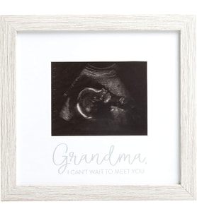 Rustik Büyükanne Sonogram Resim Çerçevesi, Hamilelik Duyurusu, Ultrason Bebek Fotoğraf Çerçevesi, Cinsiyet-Nötr Bebek Hatıra Çerçevesi, Masa Üstü ve Duvar Dekoru, 4x5 Fotoğraf Ekleme