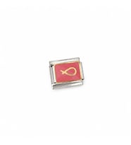 CM Jewelry Kurdele Desenli İtalyan Bileklik Charm