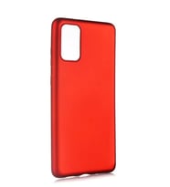 Galaxy S20 Plus Kılıf Kamera Çıkıntılı Soft Silikon (Kırmızı)
