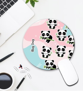 Kişiye Özel Panda Tasarımlı Mouse Pad 164