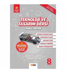 Yetsis Yayınları 8. Sınıf Teknoloji ve Tasarım Dersi Akıllı Defter