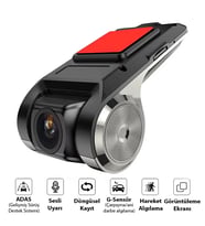 ALLY Full HD Mini Araç İçi Kamera  Geniş Açı Gece Görüşlü Döngüsel Kay? - DEON8275-232 (Siyah)