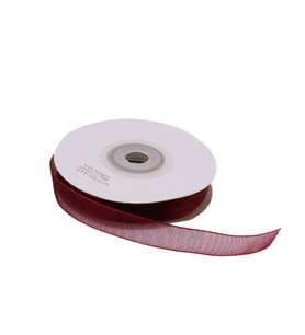 Organze Kurdele 20 MM (22 Metre)  Bordo