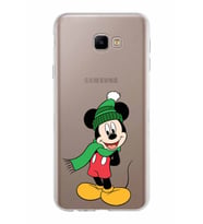 Samsung Galaxy J4 Core Kapak Mickey Mouse Tasarımlı Şeffaf Silikon Kılıf