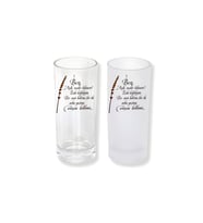Ghostbastır Design Aşk Sözlü Buzlu / Buzsuz Seçenekli Rakı Bardağı – 1 Adet Şık Sunum Bardağı 062
