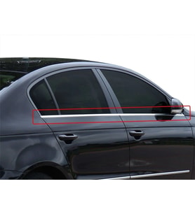 Drs Tuning Passat Uyumlu 3C B6 Cam Çıtası 4 Parça Krom 2005-2011