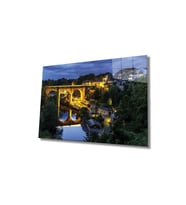 Miyrem Glasses Collection -A1^#  Şehir Manzaralı Cam Tablo, Cam Tablo (Çok Renkli)