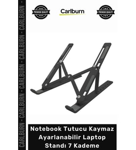 Ergonomik Dizüstü Bilgisayar Tablet Notebook Tutucu Kaymaz Ayarlanabilir Laptop Standı 7 Kademe