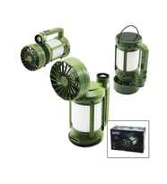 3İN1=FAN - 2-FENER SOLAR - USB ŞARJ VANTİLATÖR - KAMP LAMBA FENER:10W+5WFAN=90 DERECE OYNAR BAŞ- TEK KADEME PT-576 (5343)