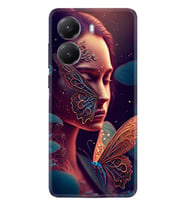 Xiaomi Poco X7 Pro Kılıf Boutique Baskılı Resimli Kelebek Kadın Pcode -075