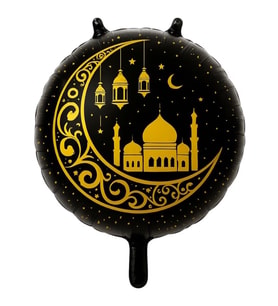 Hoş Geldin Ramazan Siyah Ramazan Folyo Balon 1 Adet