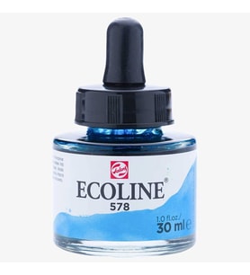 TALENS ECOLINE SIVI SULUBOYA 30 ml. 578 SKY BLUE CYAN - RT11255781