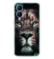Vivo Y17S Kılıf Resimli Desenli Baskılı Silikon Leon Flowers 1307