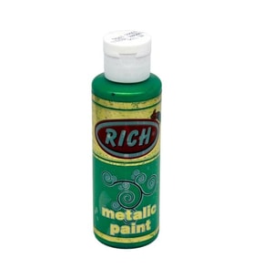 Rich Metalik Akrilik Boya 120 cc. 766 YAPRAK YEŞİLİ 