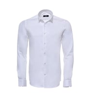 Krem Slimfit Uzun Kollu Gömlek - Wessi (Mavi)