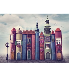Nova 1000 Parça Kitapların Sihirli Dünyası Puzzle - Kitap Şehri