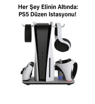 Ps5/ps5 Slim Uyumlu Multifonksiyonel Şarj Stand Soğutucu Fan