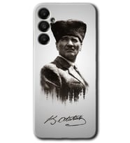 Galaxy A05s Kılıf HD Desen Baskılı Kılıf - Mustafa Kemal Atatürk