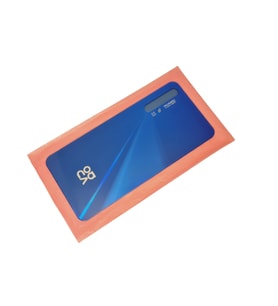Tkgz Huawei Uyumlu Nova 5T Arka Pil Batarya Kapağı (CAM) MAVİ