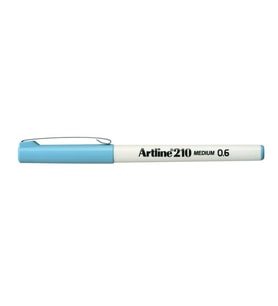 Artline 210N Keçe Uçlu Yazı Kalemi 0,6mm Açık Mavi 