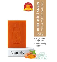 Naturix Kojik Asitli Yüz Sabunu Cilt Tonu Eşitleyici Leke Karşıtı Ve Parlatıcı Sabun 100 Gr