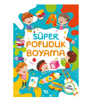Süper Pofuduk Boyama Kitabı