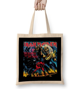 iron Maiden Bez Çanta Uzun Saplı