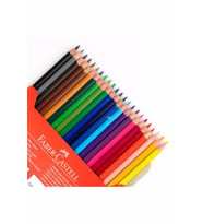 Kuru Boya Kalemi 24 Renk Karton Kutu Faber Castell 24 Renk Karton Kutu Tam Boy Kuruboya (Karışık)