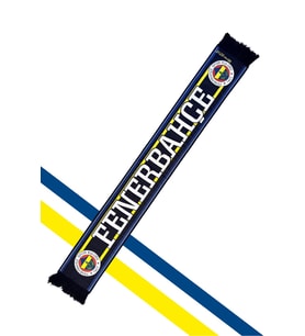 Fenerbahçe Lacivert Üç Renkli Unisex Dokuma Atkı