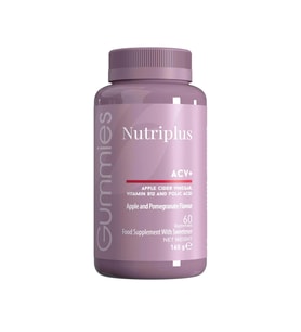 Nutriplus Elma Sirkesi Aromalı Gummy 60 Adet