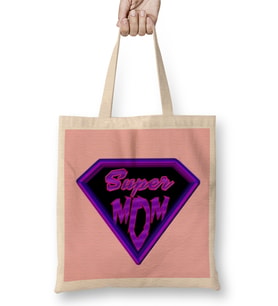 Supermom Süperanne 020 Bez Çanta Uzun Saplı