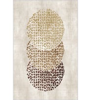 Eliana Home Baskılı, Yıkanabilir Kaymaz Taban Salon Halısı LNA1903-SD800 100x150 cm (Bej)