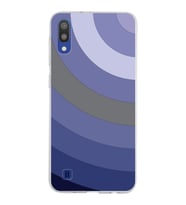 Samsung Galaxy M10 Kapak Renk Cümbüşü Tasarımlı Şeffaf Silikon Kılıf